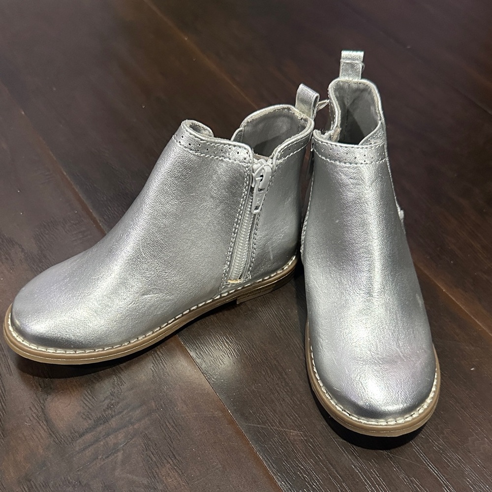 GAP Shiny Silver Kids Boots